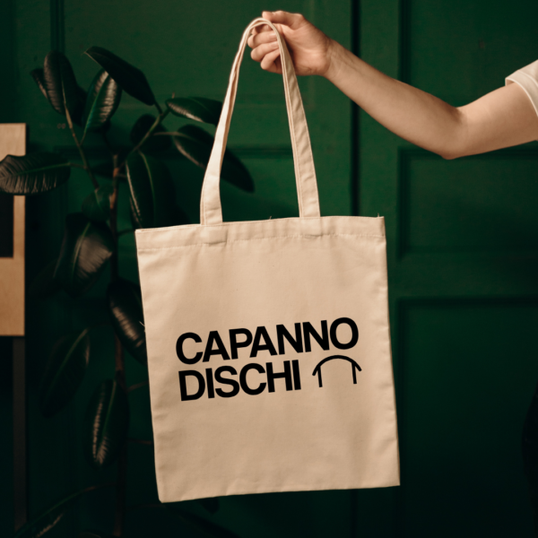 Borsa in cotone Capanno Dischi